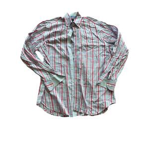 Tailorbyrd mens plaid long sleeve sport shirt button down size large